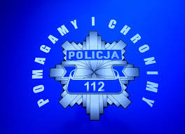 Logo Policji z nr alarmowym