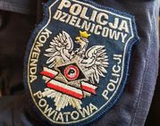 Emblemat policyjny- Policja Dzielnicowy Komenda Powiatowa Policji