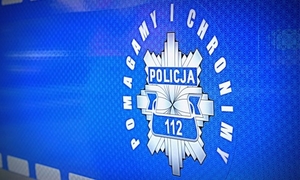 logo Policji &quot;Pomagamy i chronimy&quot;