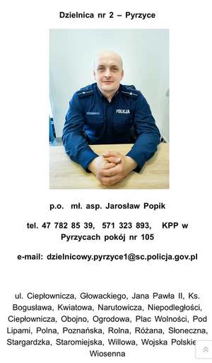 mł.asp. Jarosław Popik