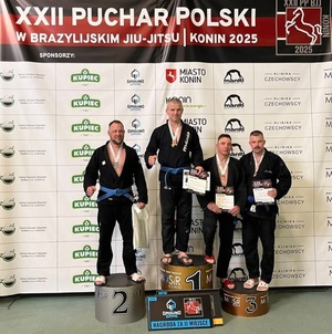Policjant dwukrotnym złotym medalistą w brazylijskim Jiu-Jitsu