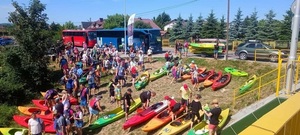 Spływ kajakowy i promocja wakacyjnego bezpieczeństwa