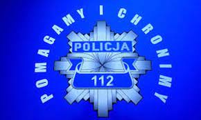 Logo Policji z mottem "Pomagamy i chronimy"