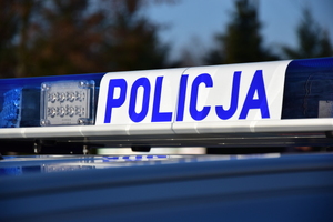 Galeryjka na dachu radiowozu