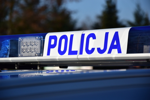 Galeryjka na dachu radiowozu