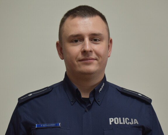 wizerunek umundurowanego policjanta